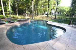 The secret to “Monogram Blue” pool finish